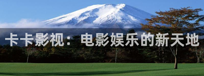 暖暖午夜影院：卡卡影视：电影娱乐的新天地